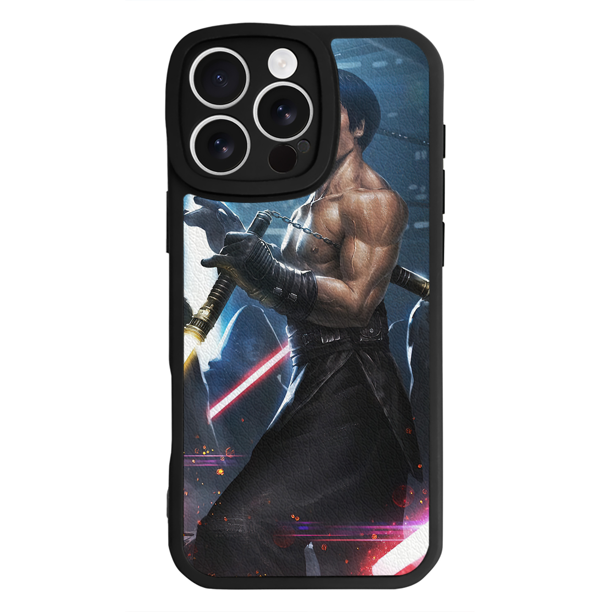 （画像用） スター・ウォーズ Star Wars 【iPhone 16シリーズ対応】シリコンスマホケース（レザー調） 材質：シリコン